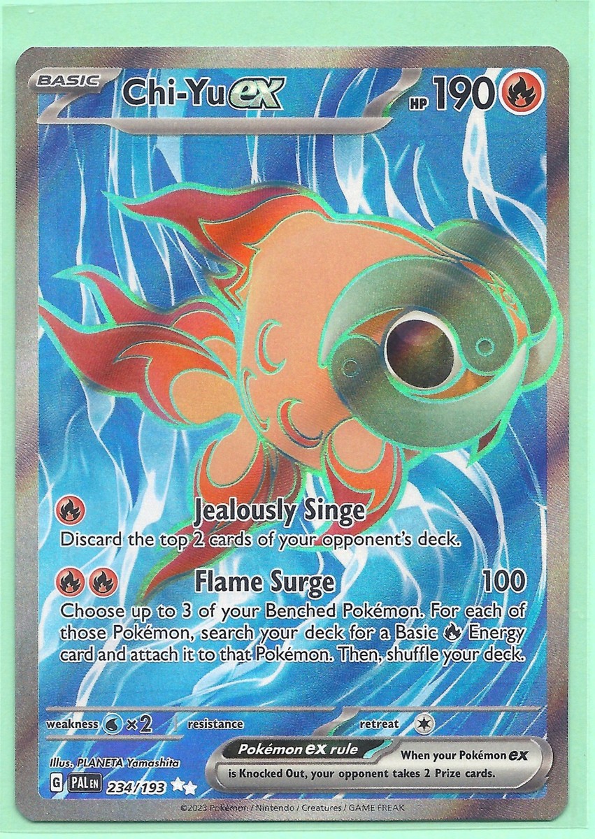 CHI-YU ex 234/193 PALDEA EVOLVED POKEMON-FULL ART-ULTRA RARE-MINT