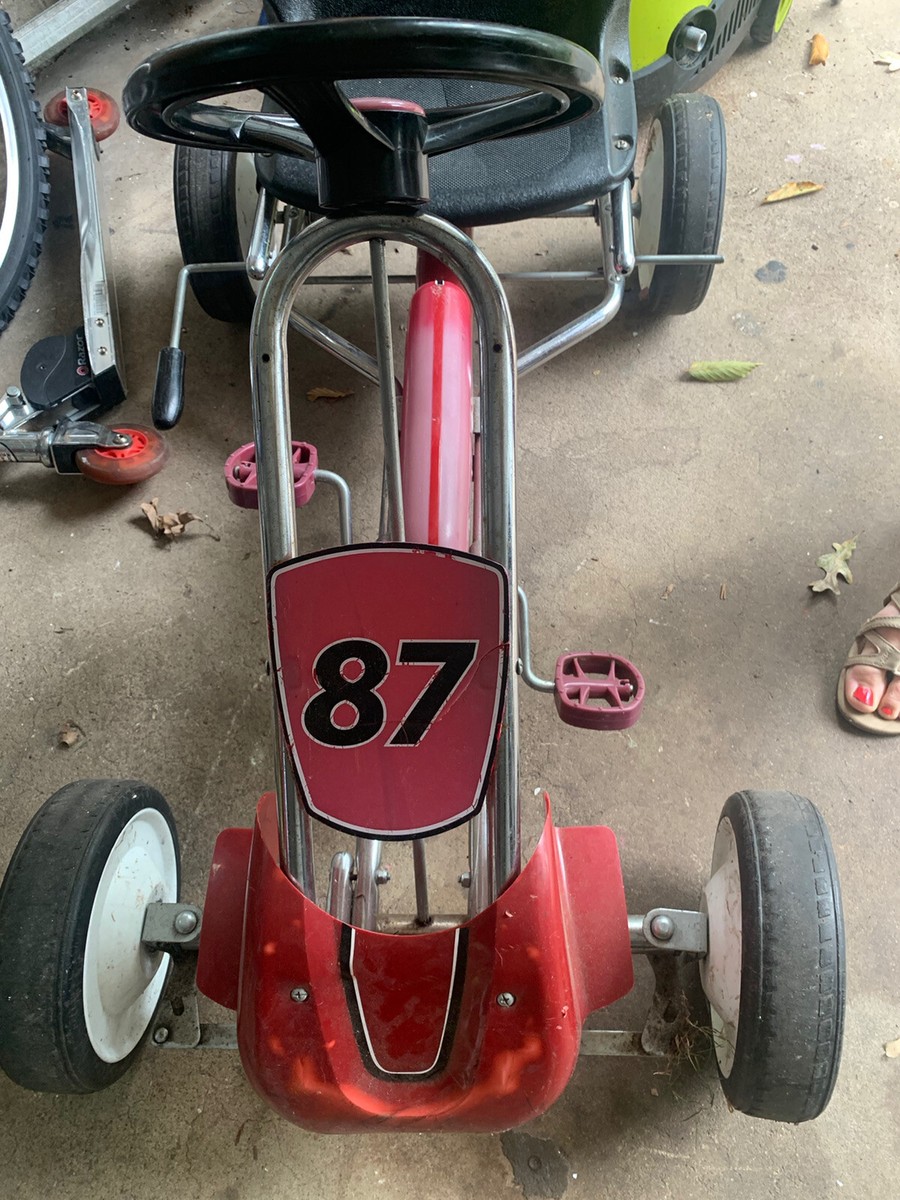 Radio Flyer Pedal Car 87 Speedy Box Car Go-Kart | eBay