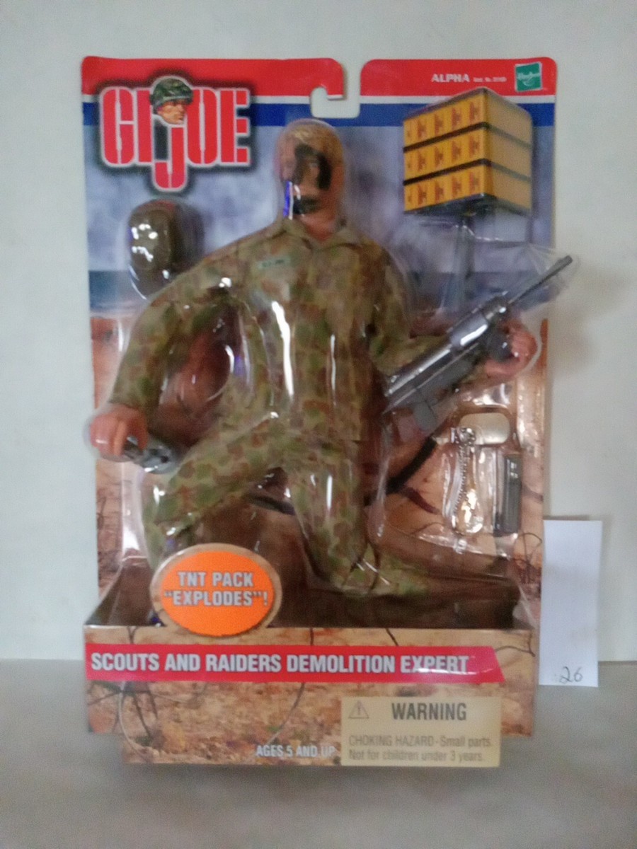 G.I. Joe Scouts And Raiders Demolition Expert with Exploding TNT