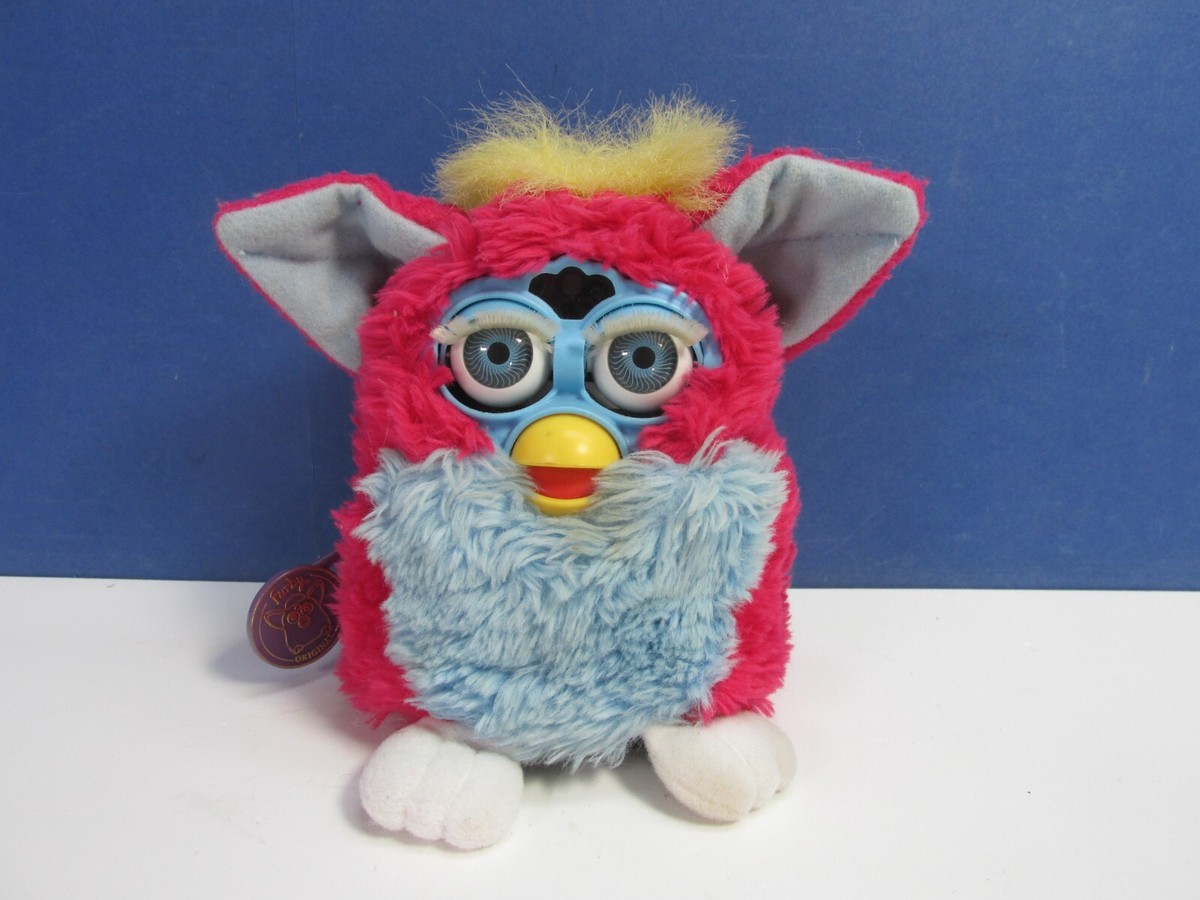 vintage ORIGINAL FURBY tiger hasbro ELECTRONIC TALKING PET working
