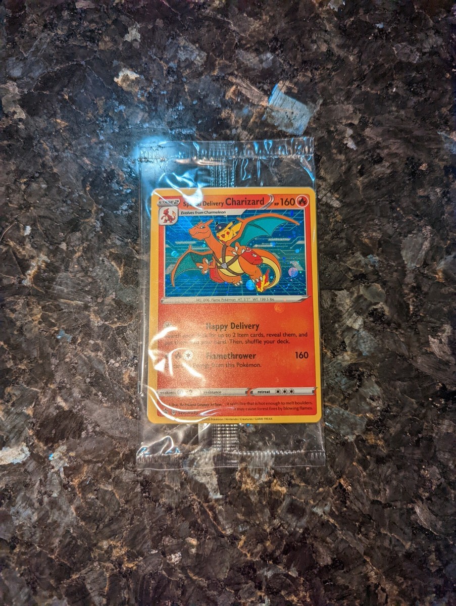 Special Delivery Charizard Promo Card SWSH 075 Pokemon Center