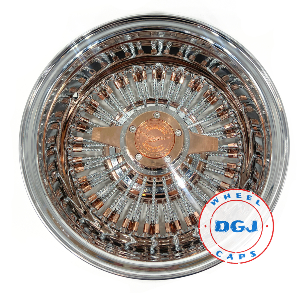 Zenith Style 13x7 Rev 72 Straight Rose Gold+Diamond Spokes