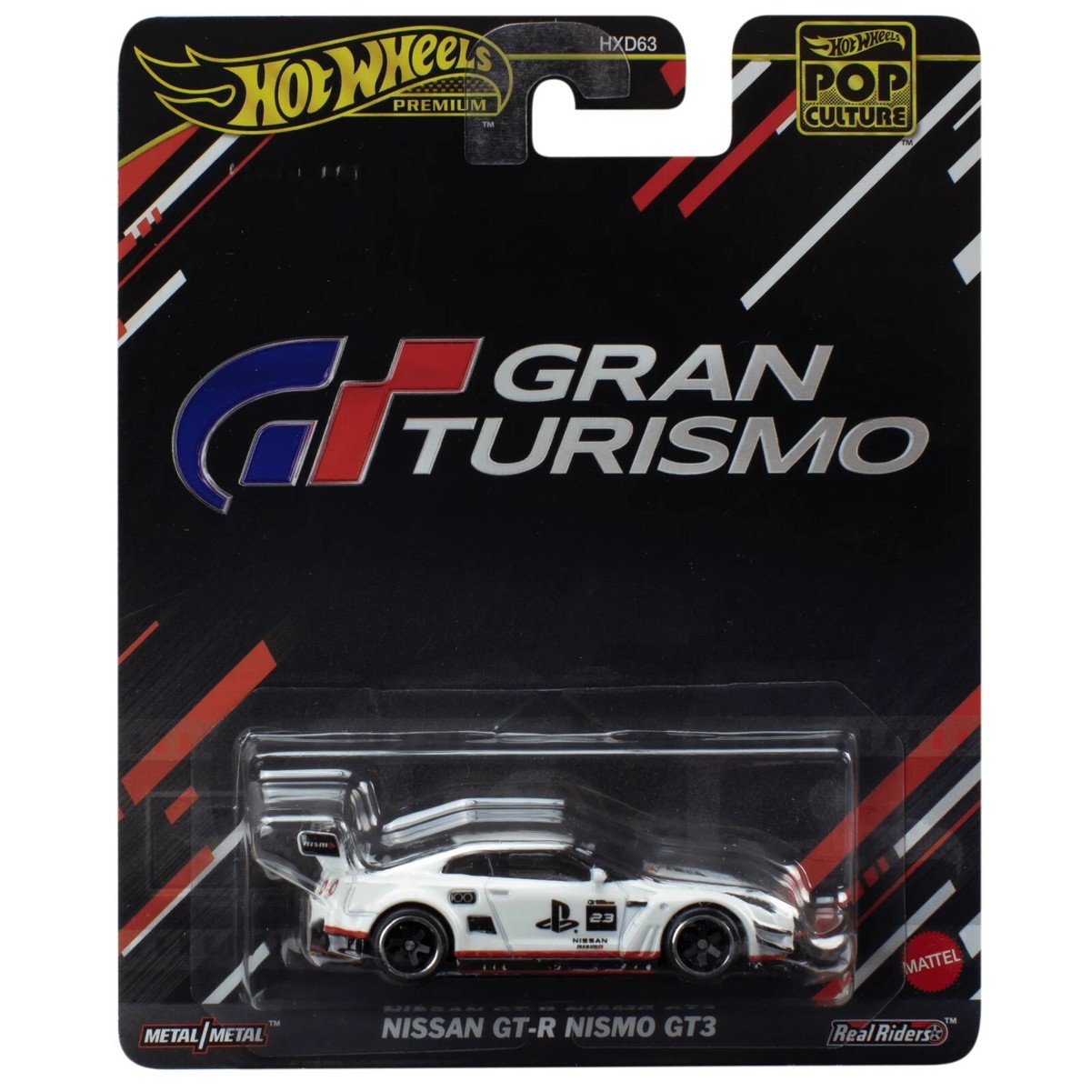 1/64 Hot Wheels Nissan GT-R Nismo GT3 Gran Turismo Premium Pop