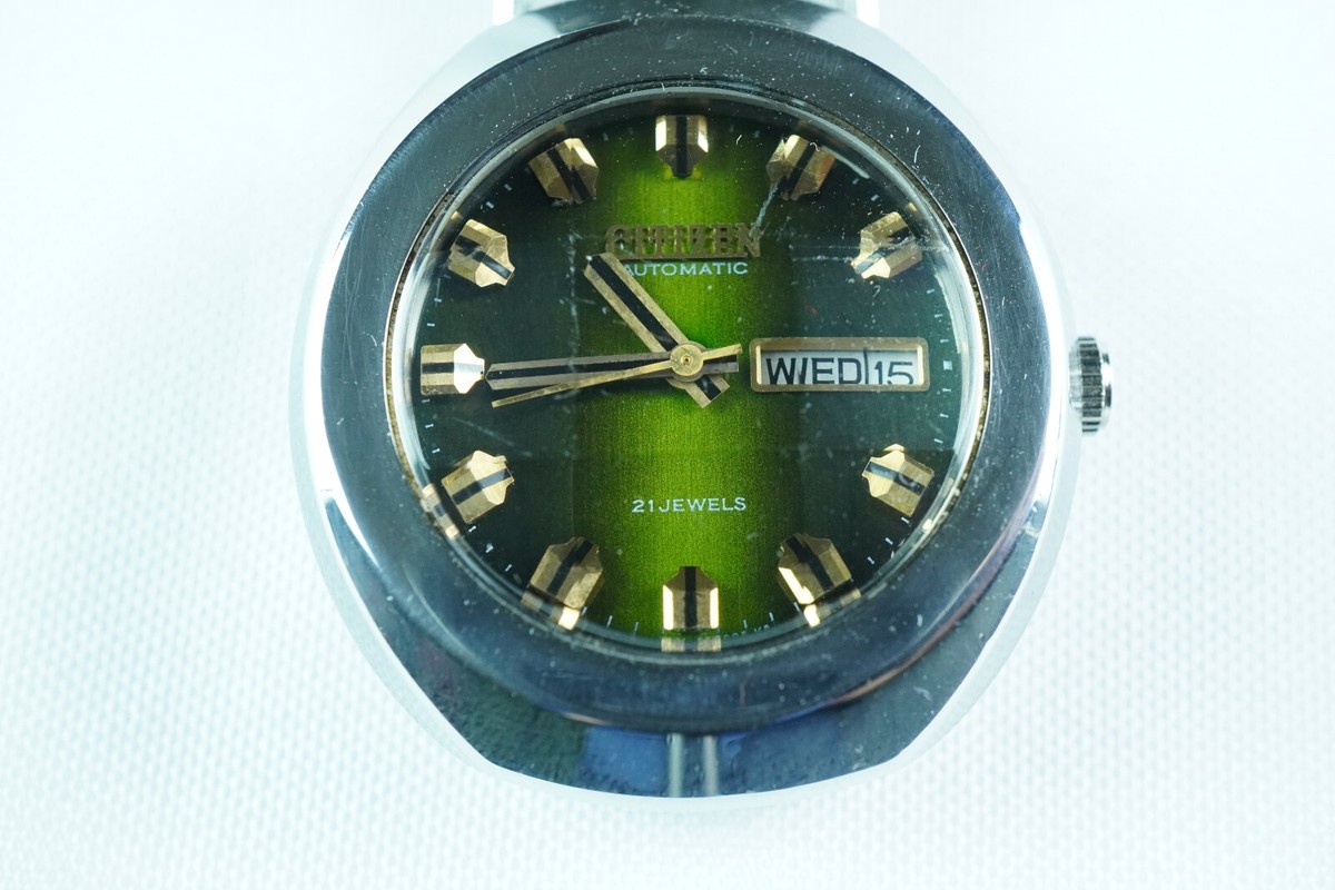 CITIZEN AUTOMATIC 4-651537-TA 21 JEWELS JAPAN WATCH | eBay