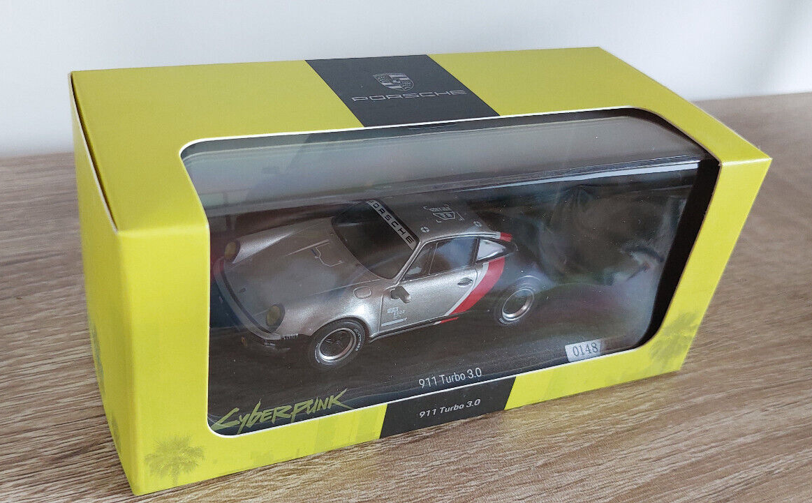 1:43 MINICHAMPS 1975 PORSCHE 911 930 Turbo 3.0 Cyberpunk 2077 LE