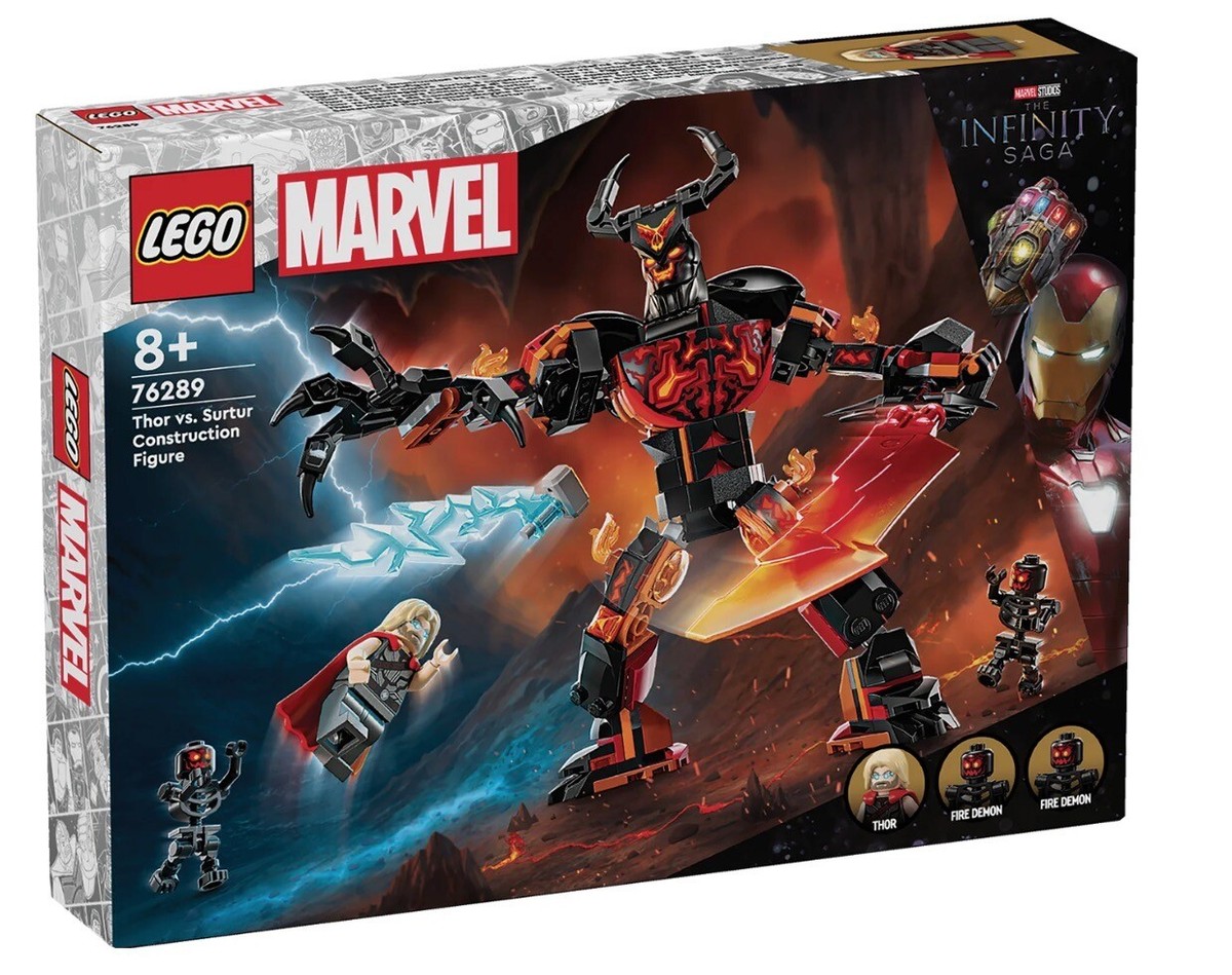 LEGO 76289 Marvel Thor vs. Surtur Construction Figure - BNISB New