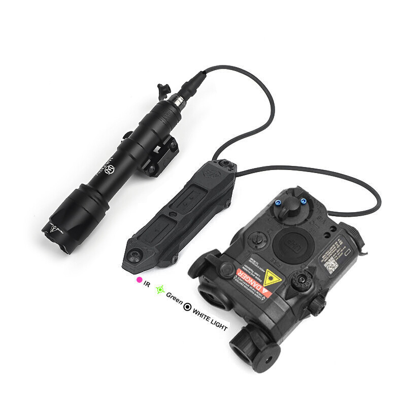 Airsoft LA5C PEQ 15 UHP IR Green Laser Point Sight M600C