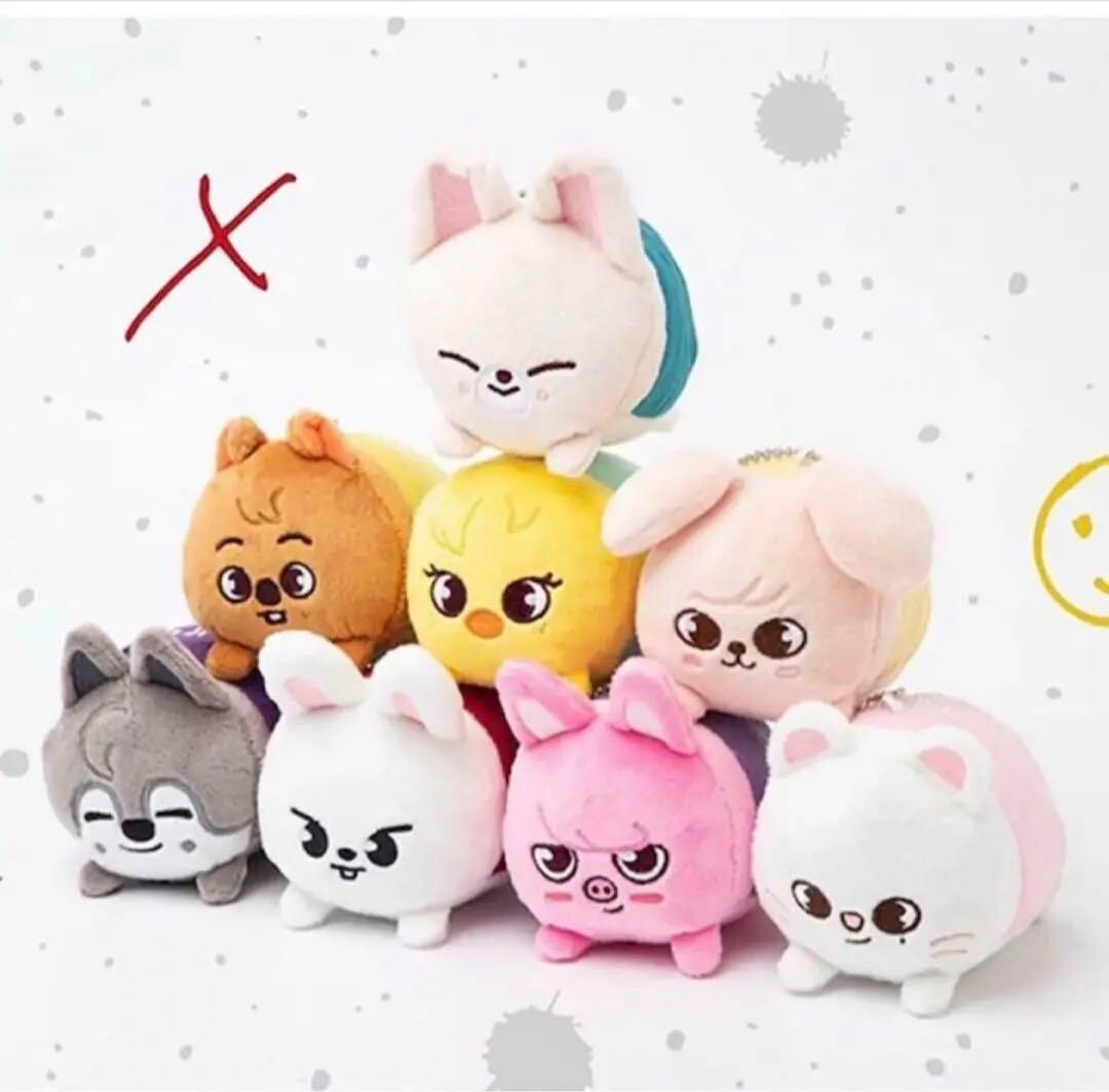 STRAY KIDS mini bag charm 8 types Complete set SKZOO CAFE THE