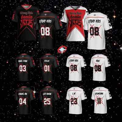 SKZ 'DominATE' World Tour 2025 Football Jersey Stay Merch Shirt | eBay