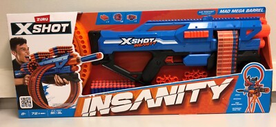 Zuru AZT36609 XSHOT Insanity Mega Barrel Includes 72 Darts for
