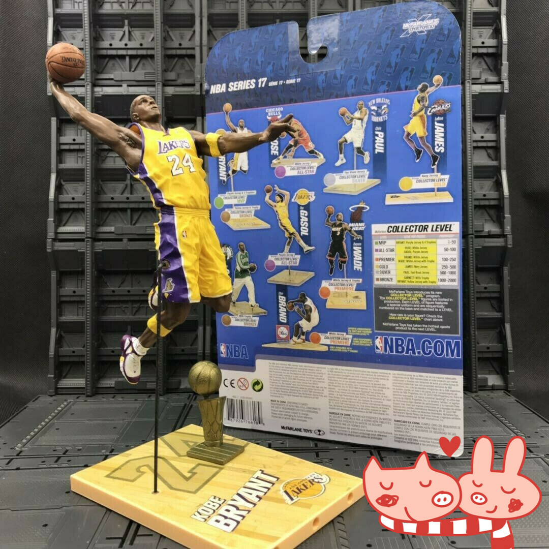 McFarlane Toys NBA Kobe Bryant Series 17 Los Angeles Lakers Action