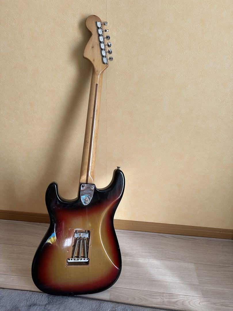 Electric Guitar Fender Stratocaster 1973-1974 Sunburst Alder Body