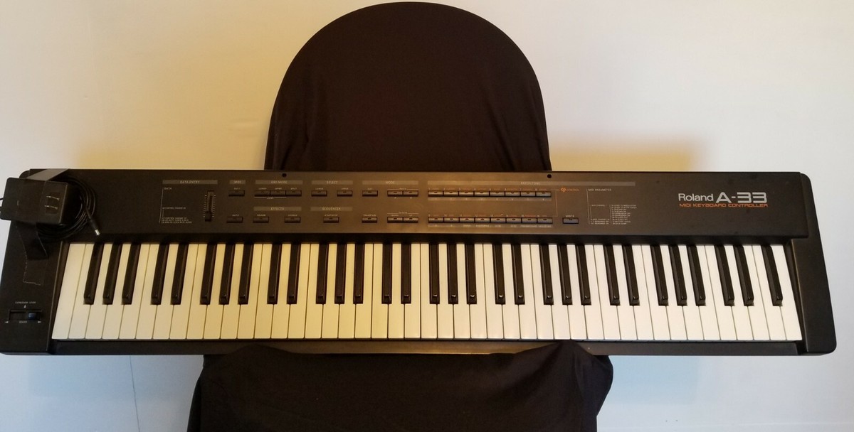 Roland A-33 Midi Keyboard Controller 76 semi-weighted keys. | eBay