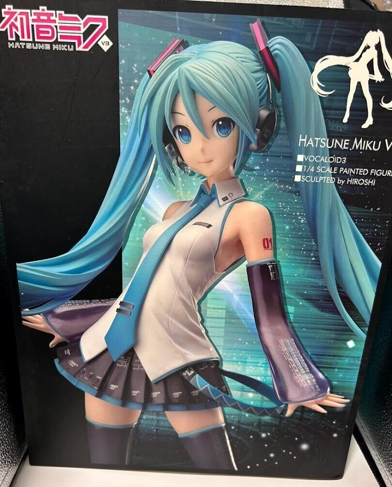 VOCALOID3 Hatsune Miku V3 1/4 Scale Figure FREEing 16.5-in | eBay