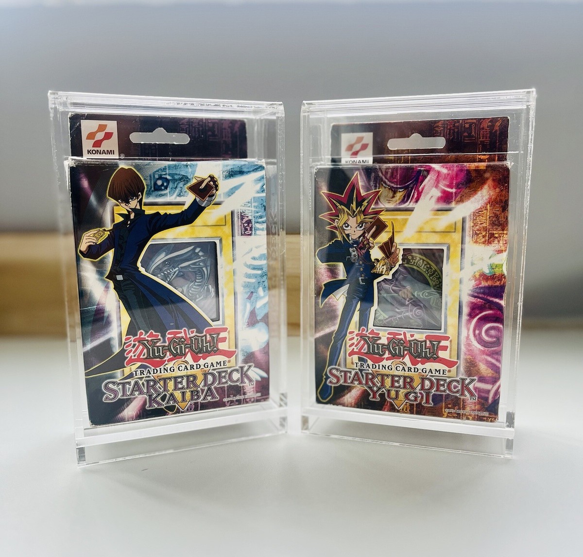 Yugioh Yugi Kaiba Protective Starter Deck Case. UV Protected