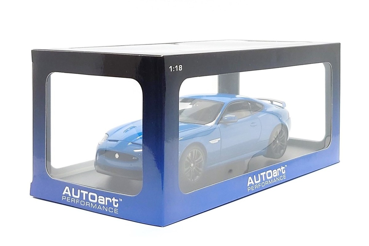 AUTOart 1:18 Jaguar XKR-S in French Racing Blue | eBay
