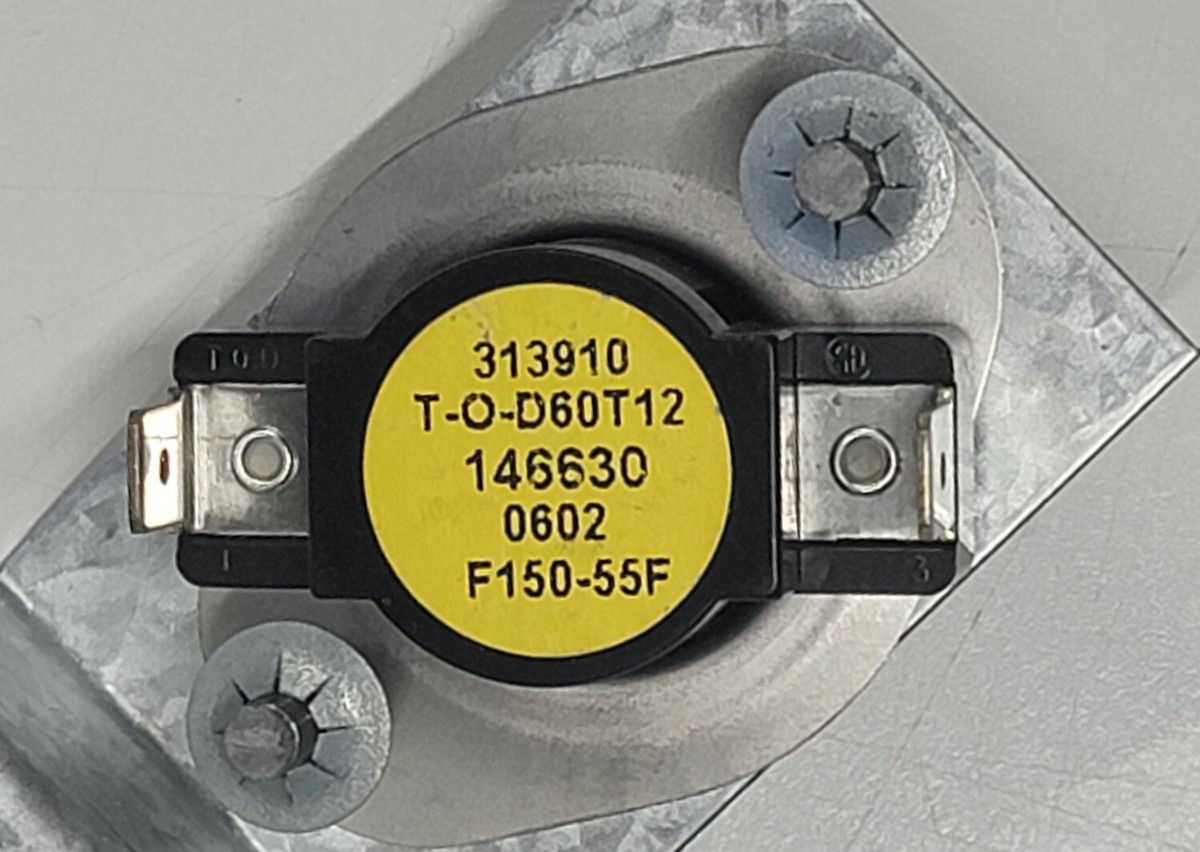 Reznor Fan Limit Switch 313910 T-O-D60T12 146630 0602 F150-55F New