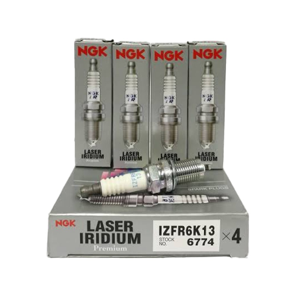 4pc Genuine JAPAN NGK Laser Iridium Spark Plug IZFR6K13 Honda Jazz