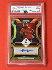 2022 Panini Prizm World Cup Signatures Card Prices | Soccer | PSA