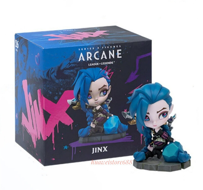 Official League of Legends LOL Arcane Jinx Figure Authentic Toys