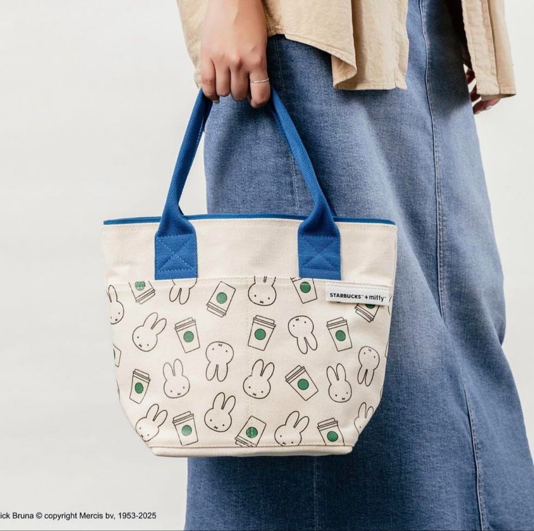 Taiwan Starbucks x Miffy Collaboration Tote Bag New Shipped From