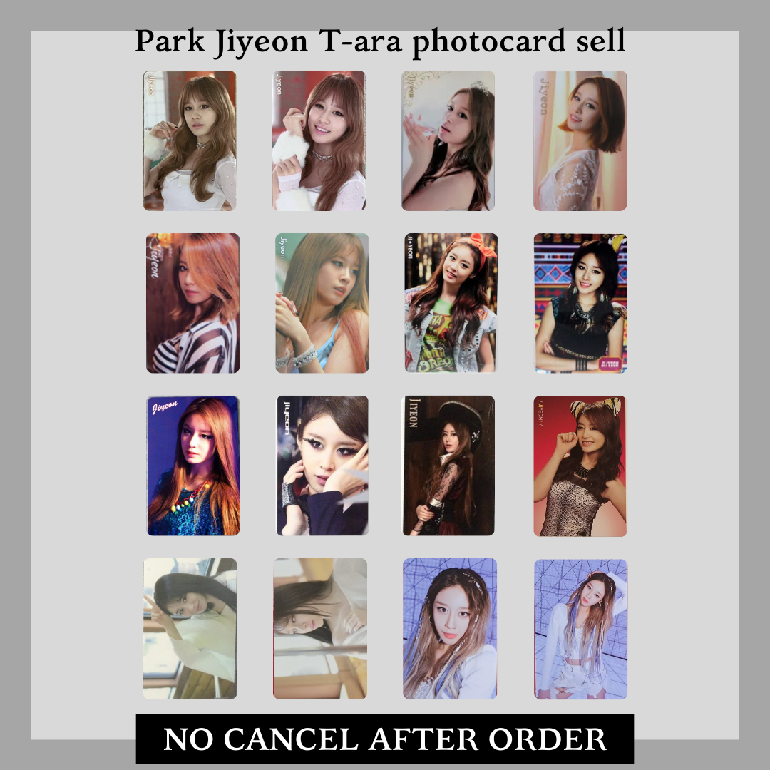 T-ARA PARK JIYEON ALBUM PHOTOCARD COMPILATION OFFICIAL KPOP POCA