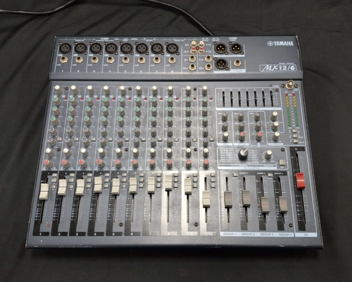 Yamaha MX12/6 Analog Mixing Board with 12 Input Channels | eBay