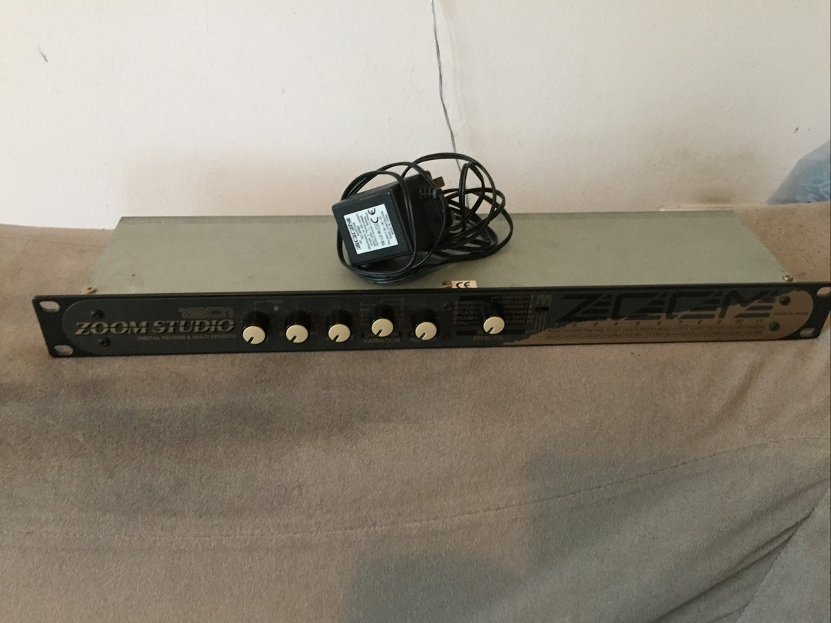 ZOOM STUDIO 1201 Digital Reverb & Multi Effects Unit | eBay