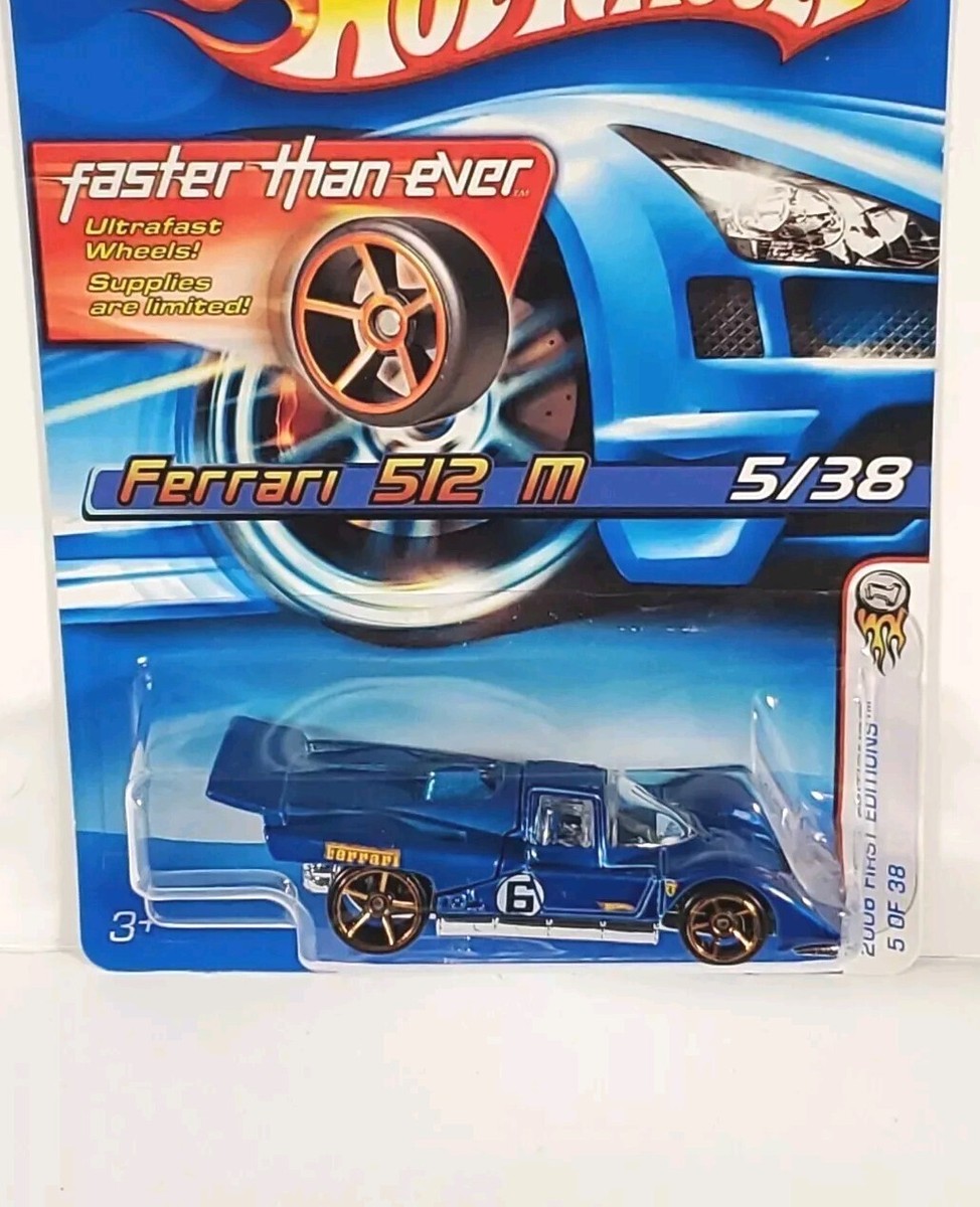 Hot Wheels Ferrari 512 M 2006 First Editions #5/38 Faster Than
