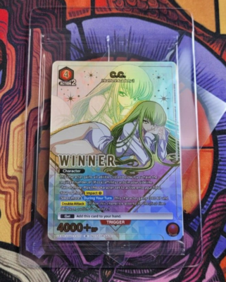 C.C. C2 Winner Union Arena Card Champion Promo English CGH-1-077