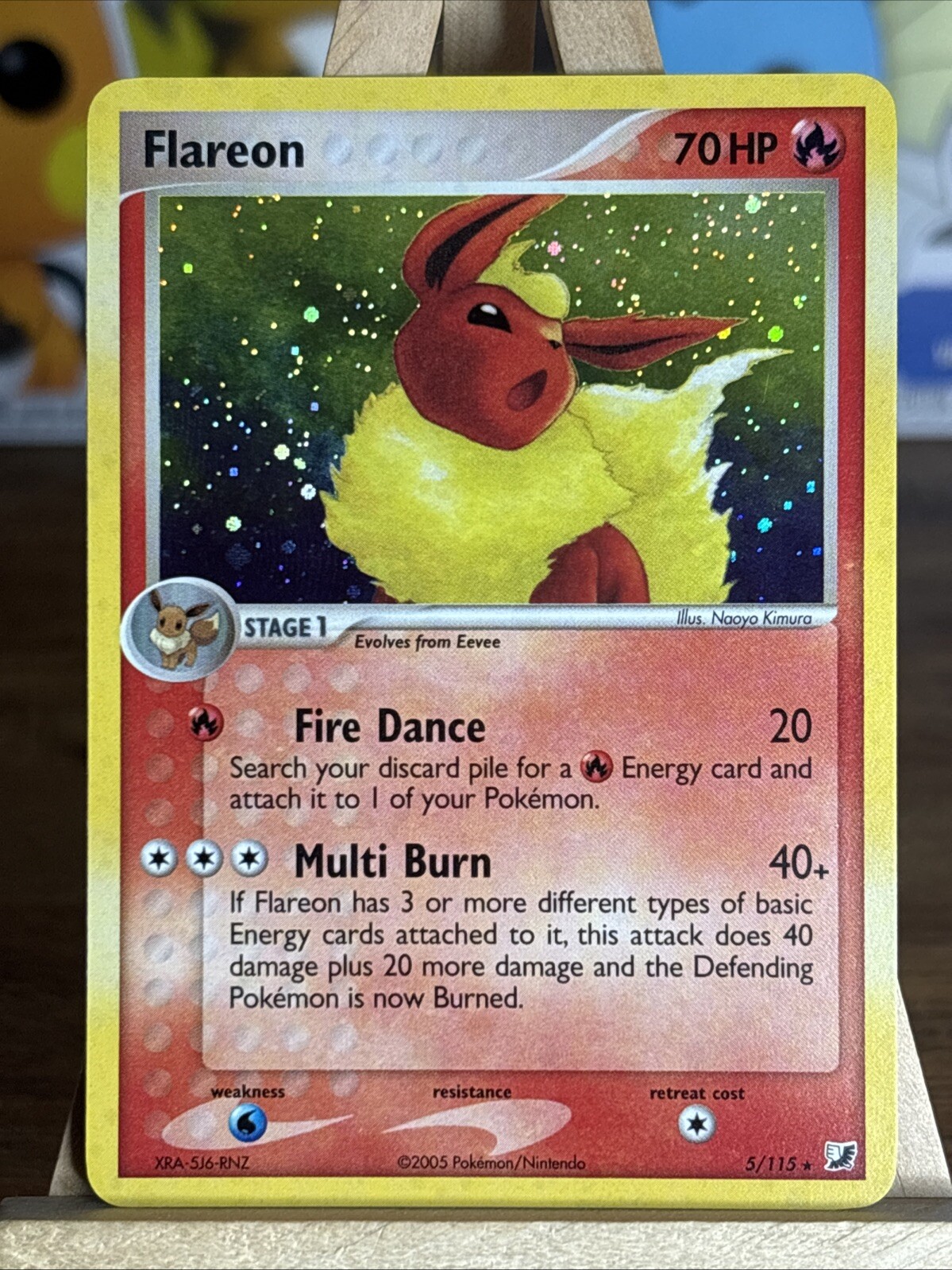 Flareon 2005 EX: Unseen Forces #005/115 Reverse Holo Price Guide