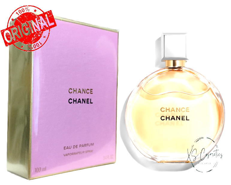 Chanel Chance Eau De Parfum Spray 3.4 OZ-NEW-SEALED 3145891265200