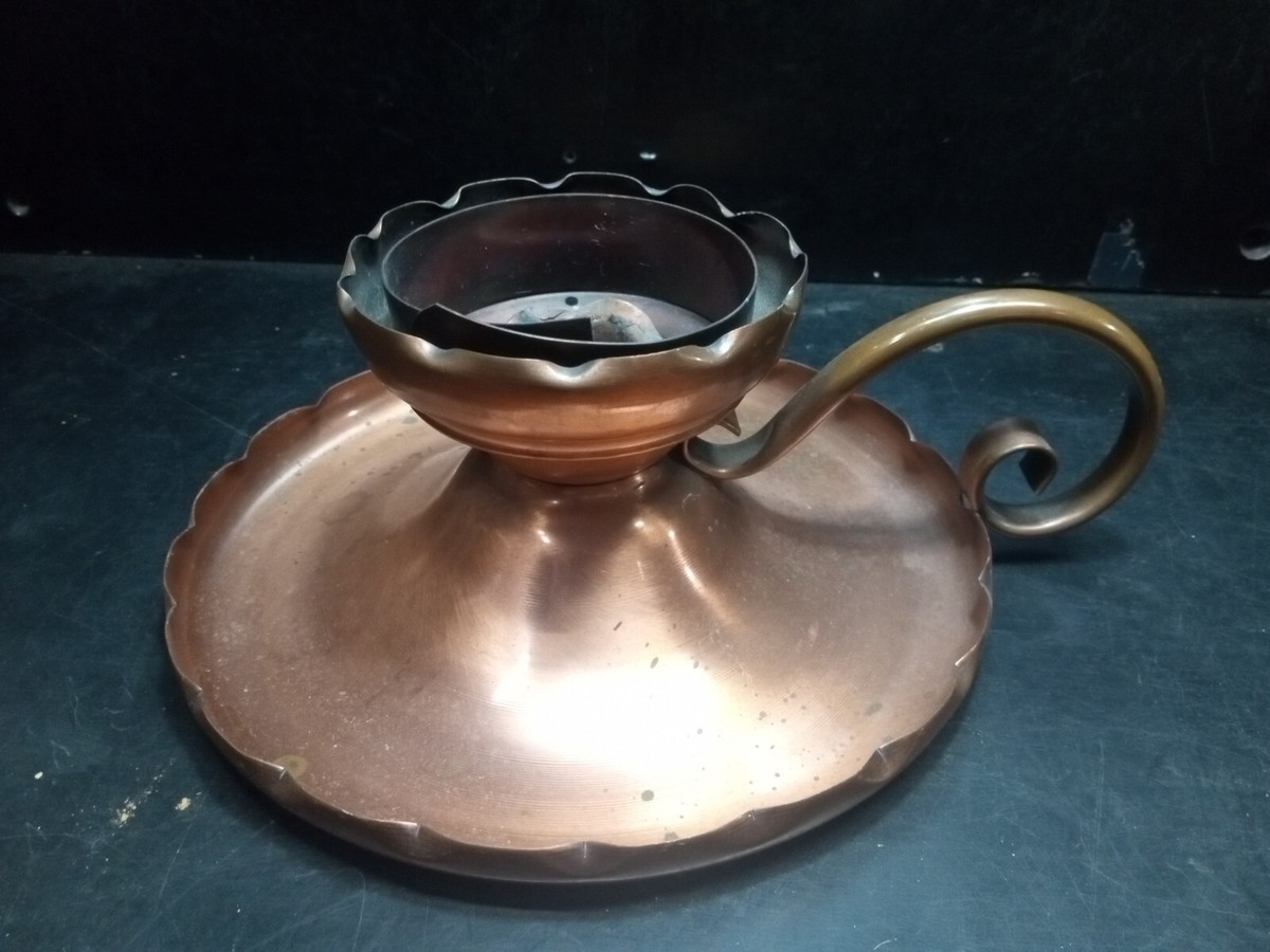 Vintage Gregorian Copper Candle Stick Holder Pure Candlestick