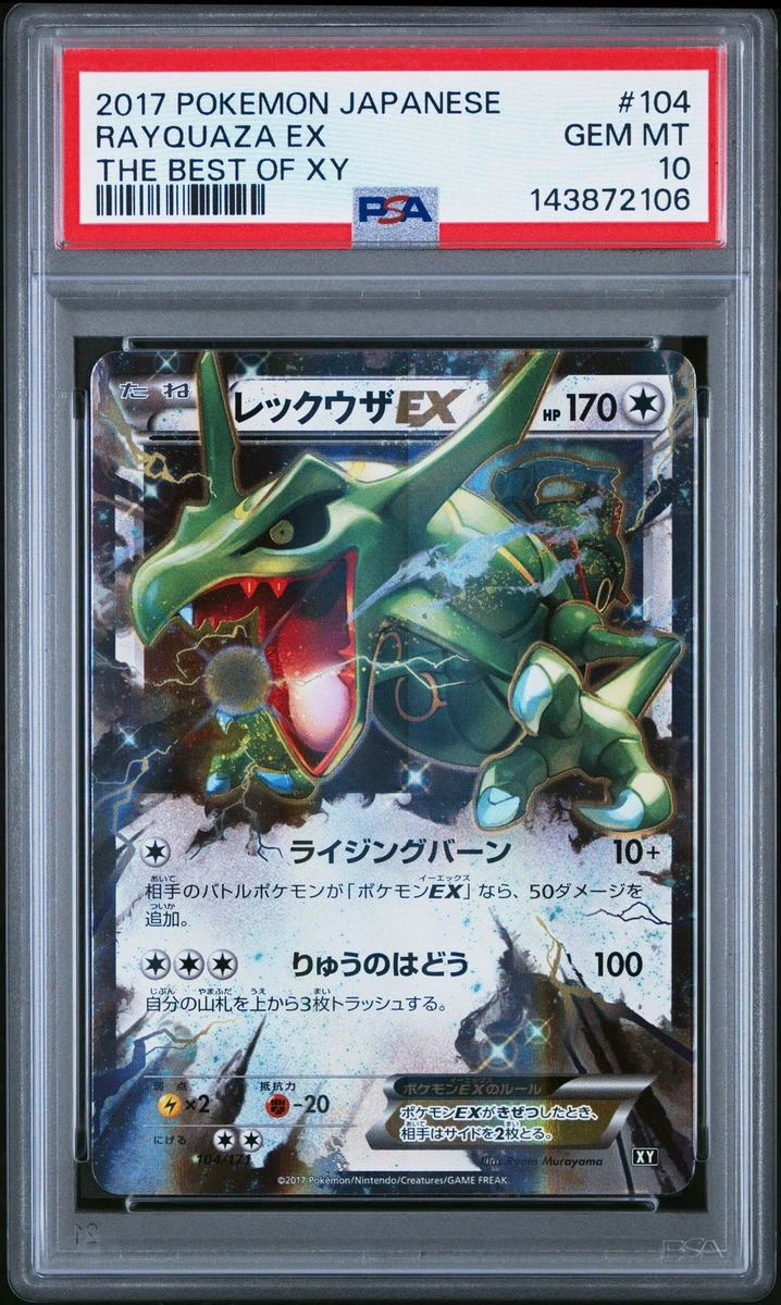 Rayquaza Pokémon TCG Grade 10 XY Individual Collectible Card Game