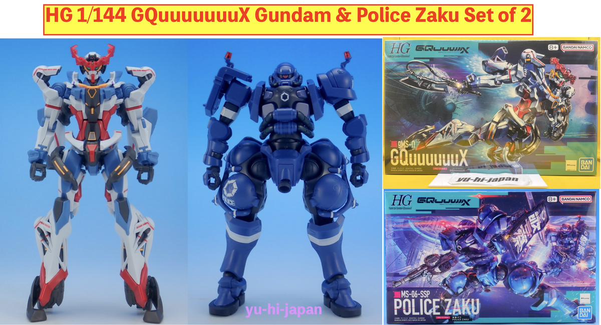 BANDAI 1/144 HG GQuuuuuuX Mobile Suit Gundam & Military Police