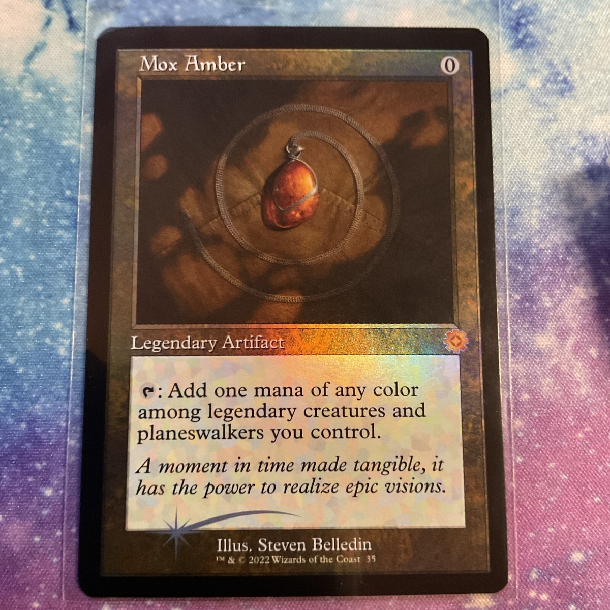 モックス アンバー FOIL MTG モックス・アンバー 旧枠 foil 日本語 MTG