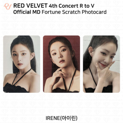 Red Velvet 4th Concert R to V Official MD Fortune Scratch Set