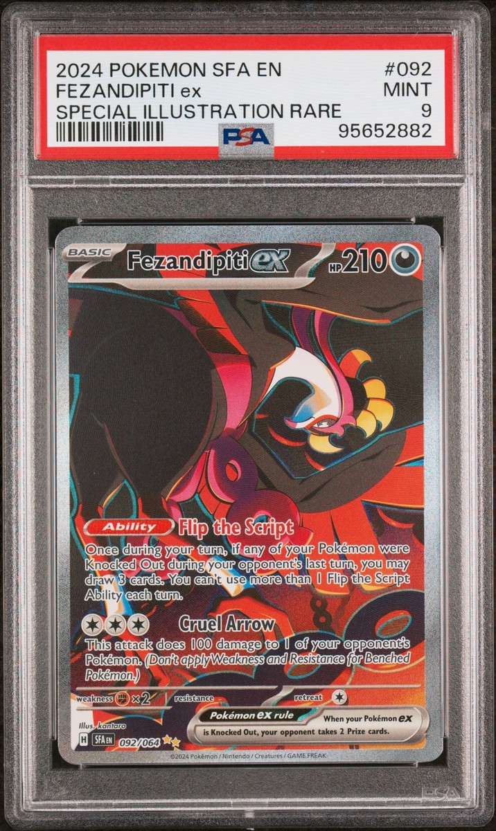 PSA 9 Fezandipiti Ex Special Illustration Rare #092 2024 Sfa