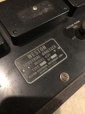 Vintage Weston Industrial Analyzer Model 639 | eBay