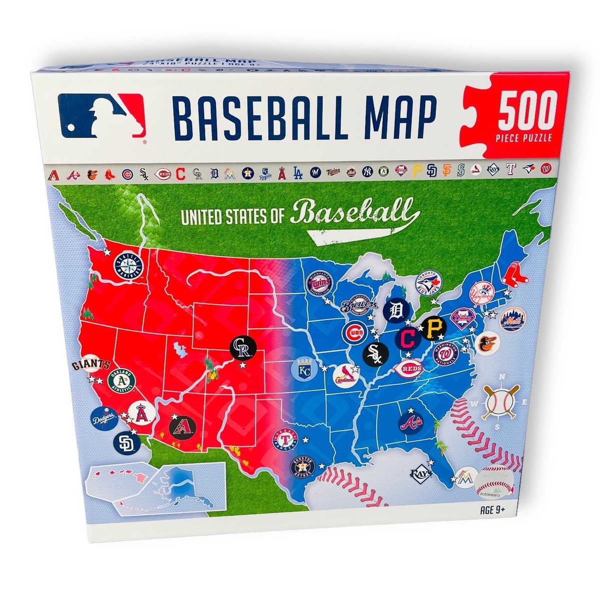 125th ANNIVERSARY USA BASEBALL MAP パズル 125th ANNIVERSARY USA