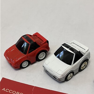 Rare Toyota MR2 Set Of 3 Choro Q Pullback Penny Racer AW11 Toy Car