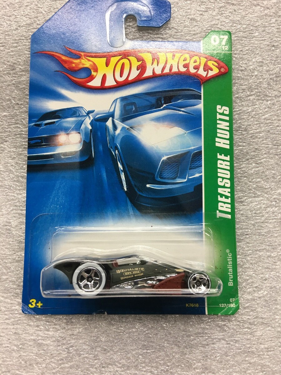 Hot Wheels Treasure Hunt #127/180 Brutalistic # 7/12 NEW ON CARD