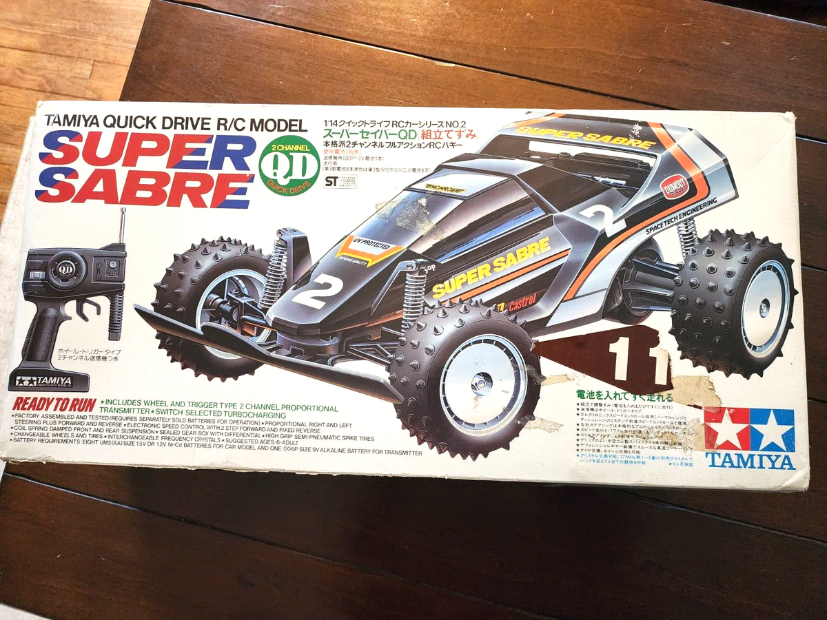 1988 Tamiya Super Sabre Quick Drive RC Car w/ Remote | eBay