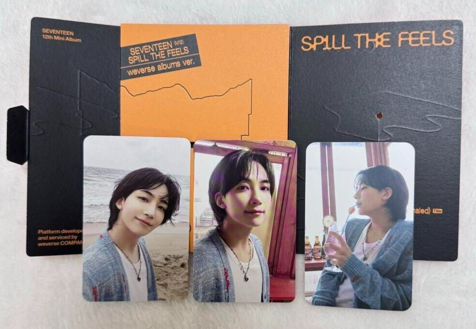 SEVENTEEN JEONGHAN Spill The Feels weverse albums ver. Photocard