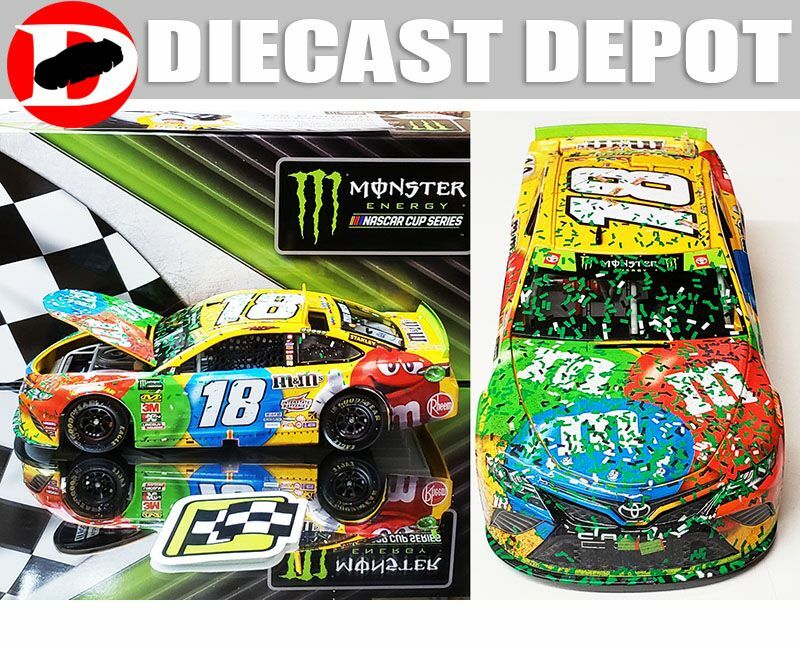 KYLE BUSCH 2019 HOMESTEAD WIN RACED VERSION M&MS 1/24 ACTION | eBay