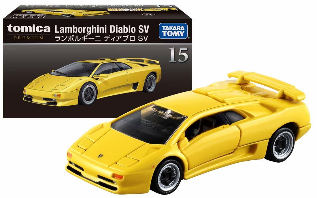 Tomica Premium 15 Lamborghini Diablo SV 1/62 from Japan Die-cast