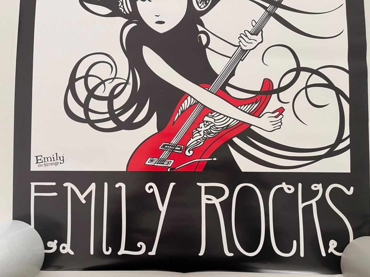 EMILY THE STRANGE,'EMILY ROCKS ',COSMIC DEBRIS,AUTHENTIC 2009