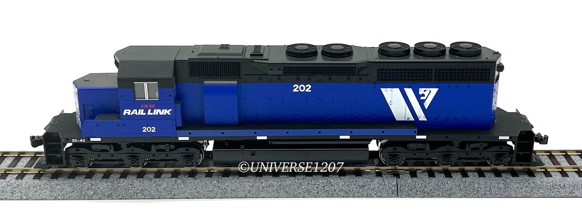 HO Kato 37-6325 SD40 Diesel Locomotive I&M Rail Link #202 NIB H0