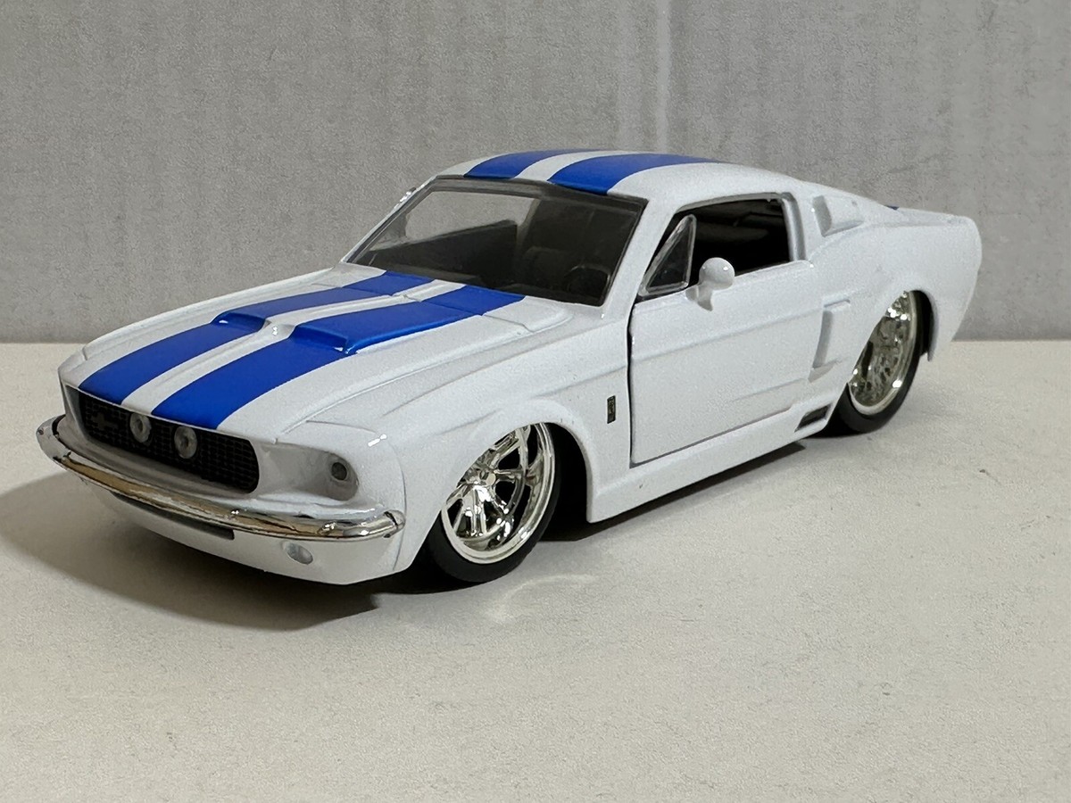 JADA BIGTIME BTM 1967 SHELBY GT-500 WHITE 1:32 DIECAST MODEL 5.5