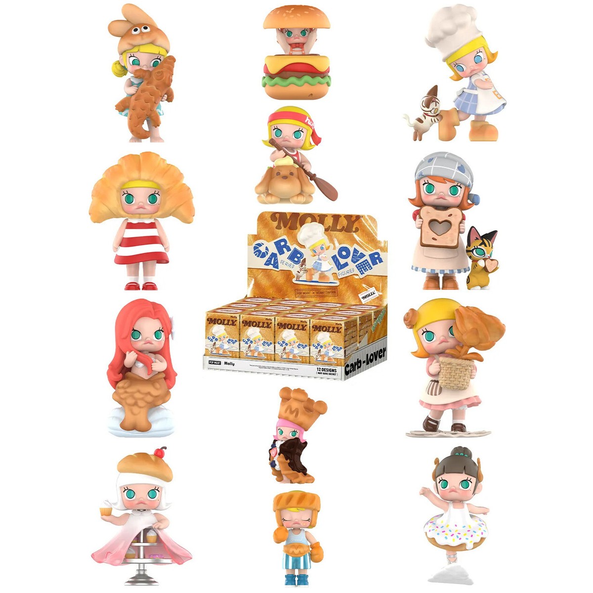 Authentic POP MART Molly Carb-Lover Baking Time Series Confirmed